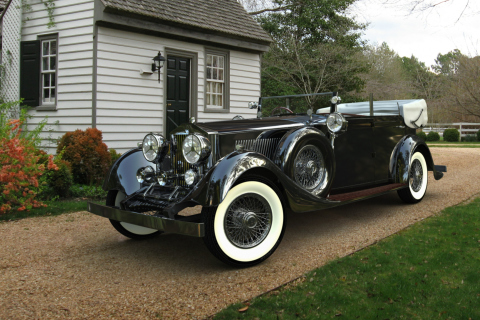 Vintage Rolls Royce wallpaper 480x320