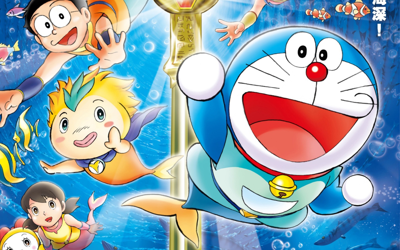 Doraemon Cartoon HD wallpaper 1280x800