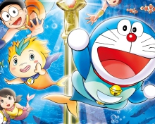 Screenshot №1 pro téma Doraemon Cartoon HD 220x176