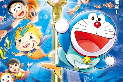 Doraemon Cartoon HD wallpaper 480x320