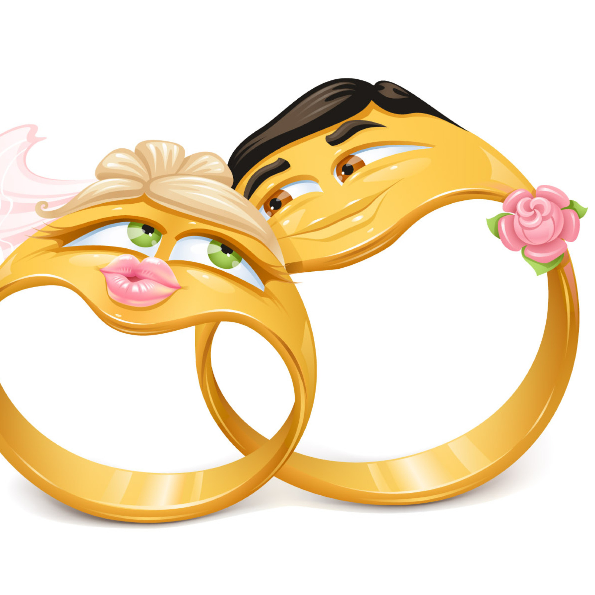 Das Wedding Ring at Valentines Day Wallpaper 2048x2048