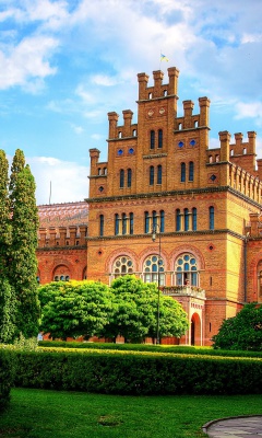 Screenshot №1 pro téma Chernivtsi University Castle 240x400