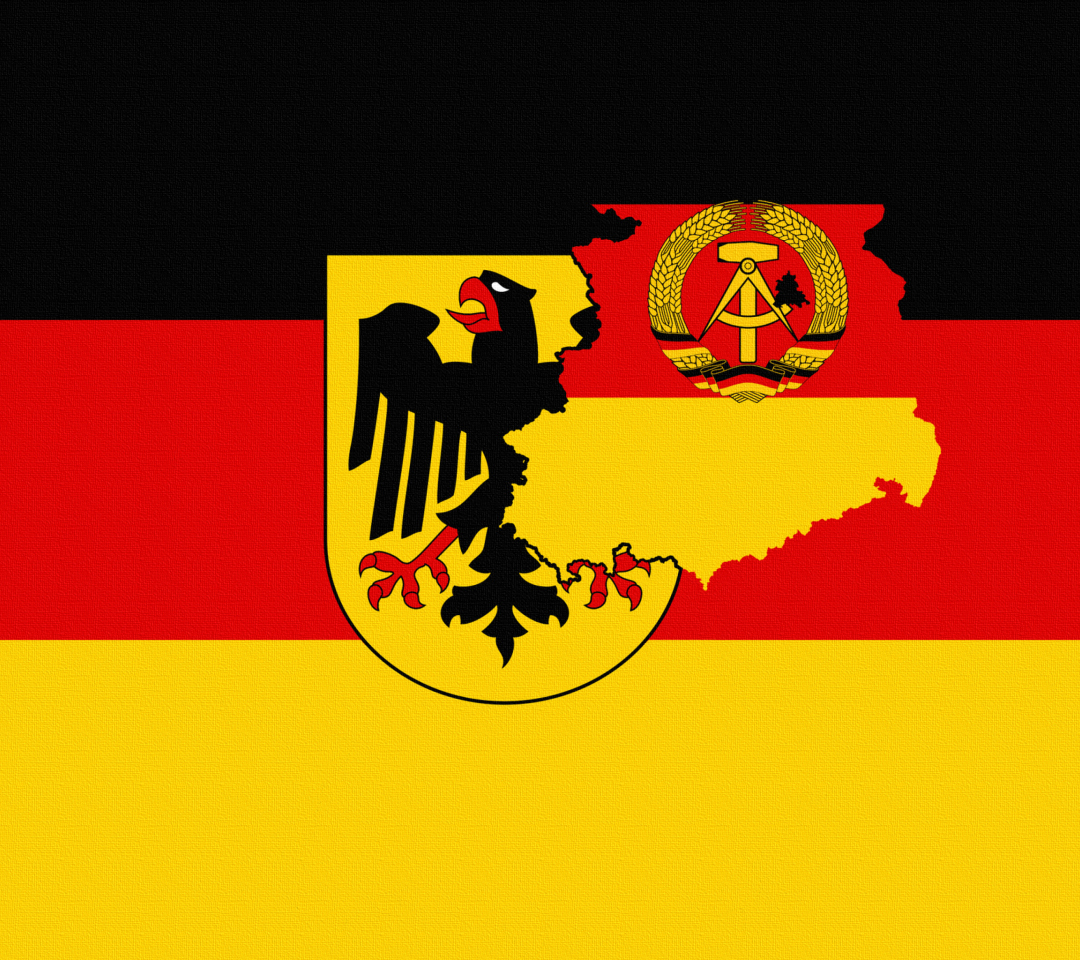 Fondo de pantalla German Flag With Eagle Emblem 1080x960