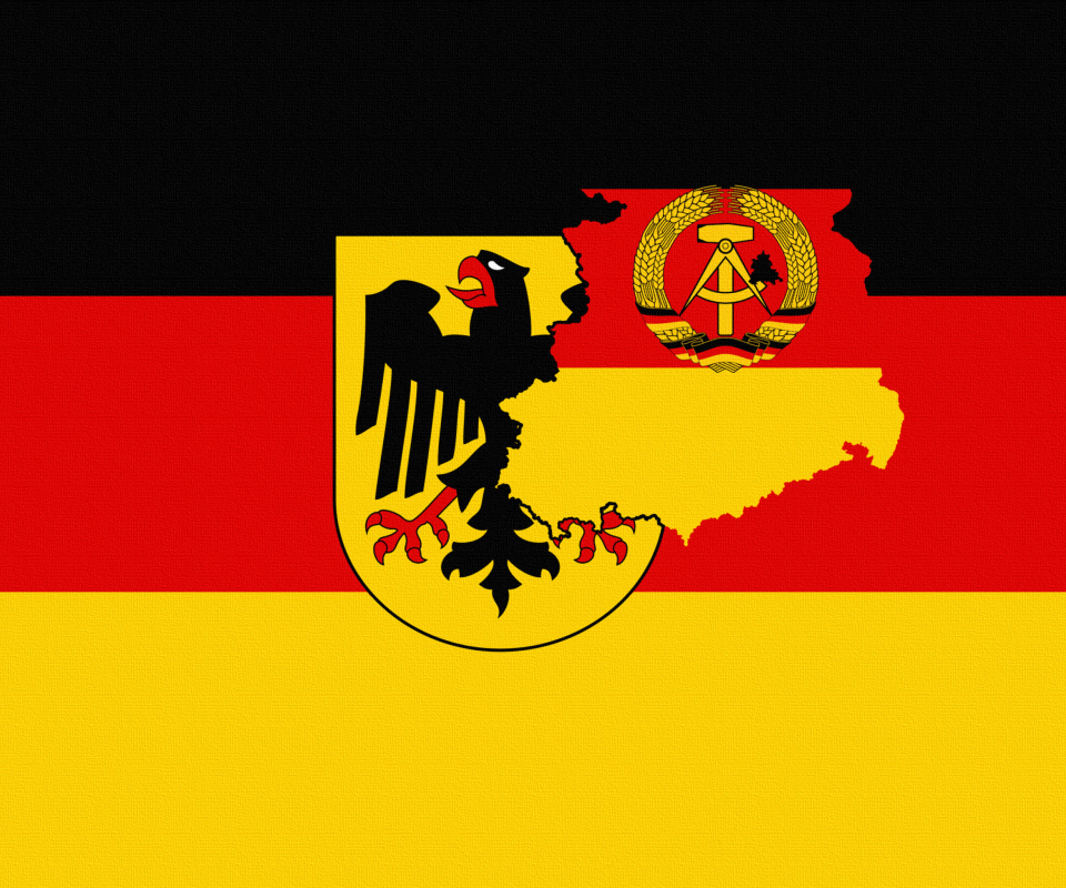 Das German Flag With Eagle Emblem Wallpaper 960x800