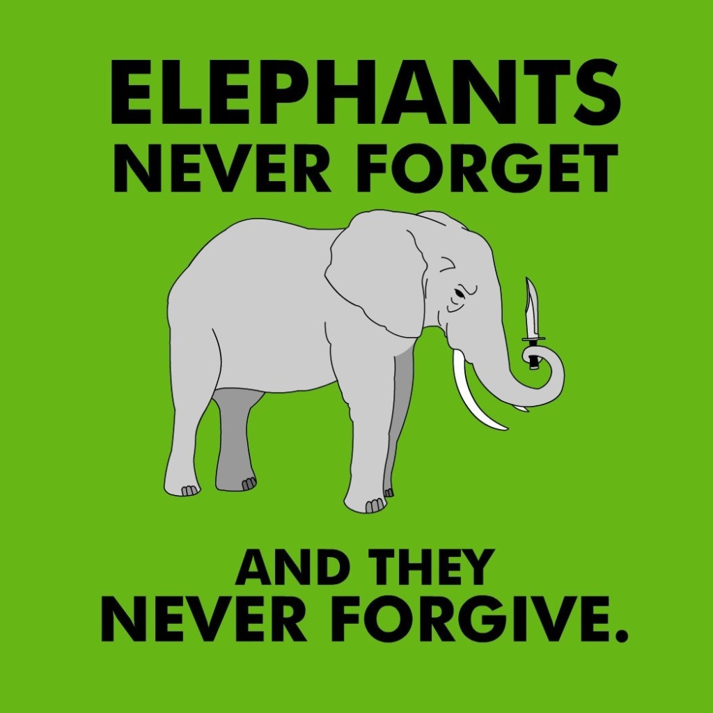 Обои Elephants Never Forget 1024x1024
