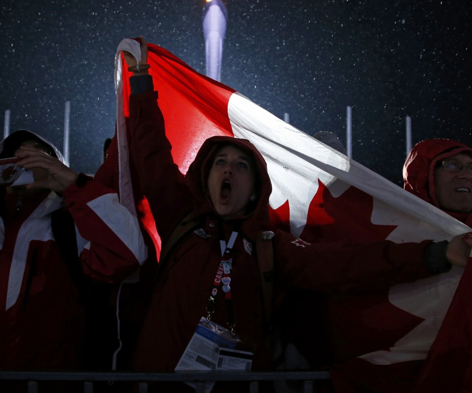 Canada Sport Fans wallpaper 960x800