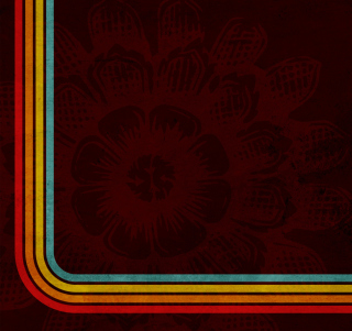 Flower And Colorful Stripes - Obrázkek zdarma pro 1024x1024
