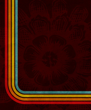 Flower And Colorful Stripes - Obrázkek zdarma pro iPhone 5C