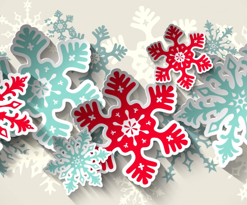 Обои Snowflakes Decoration 480x400