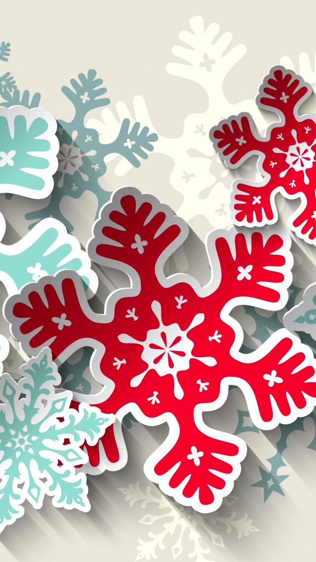 Sfondi Snowflakes Decoration 640x1136