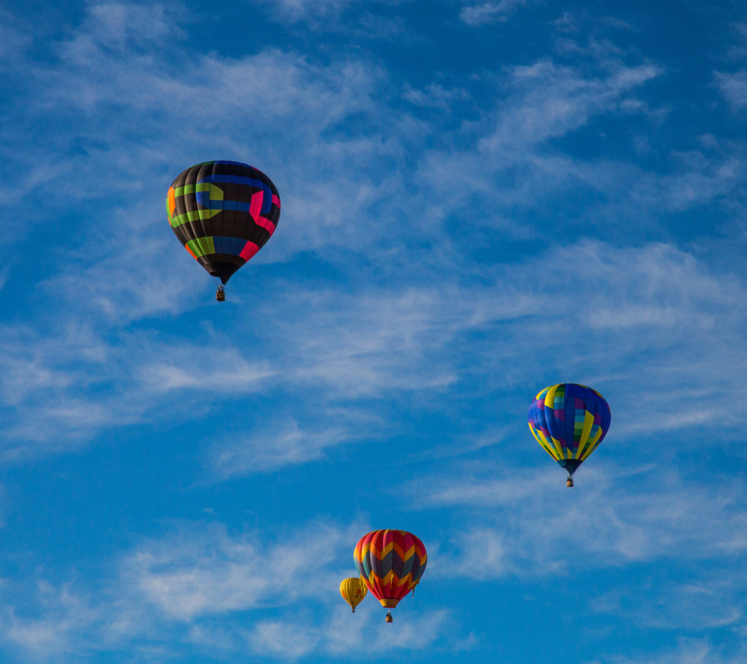 Sfondi Climb In Balloon 1080x960