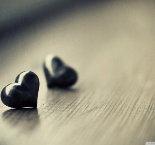 Two Black Hearts - Obrázkek zdarma pro iPad