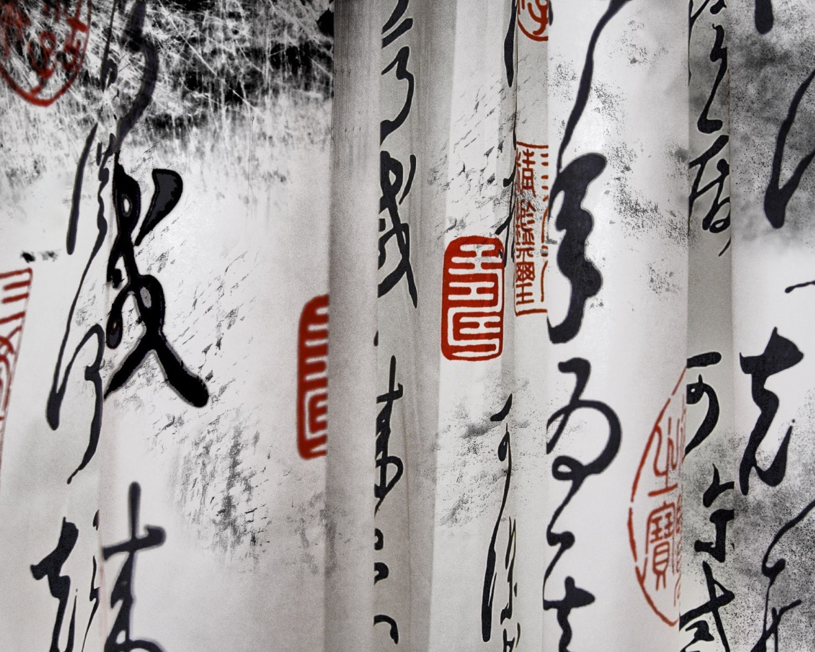 Calligraphy Chinese wallpaper 1600x1280