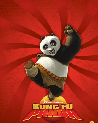Kostenloses Kung Fu Panda Wallpaper für Nokia Asha 305