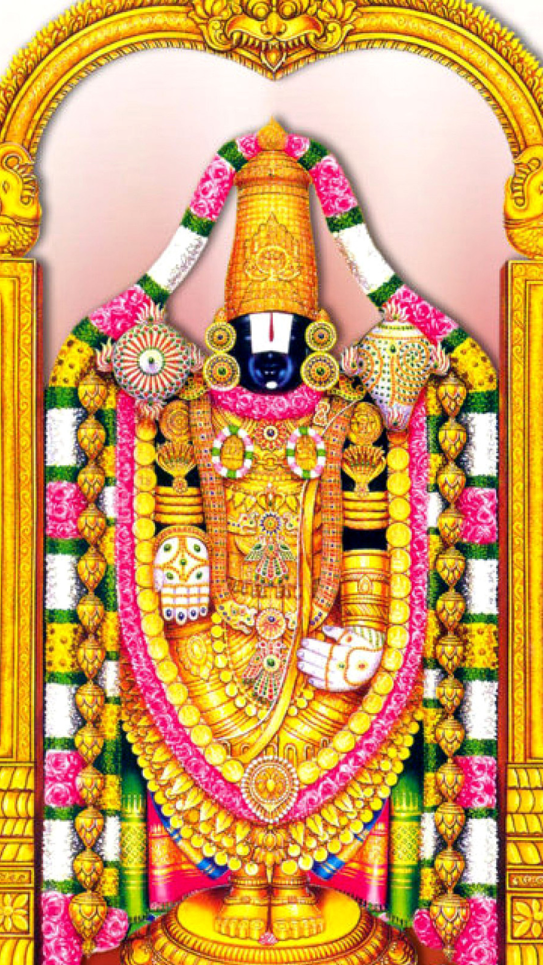 Sfondi Balaji or Venkateswara God Vishnu 1080x1920