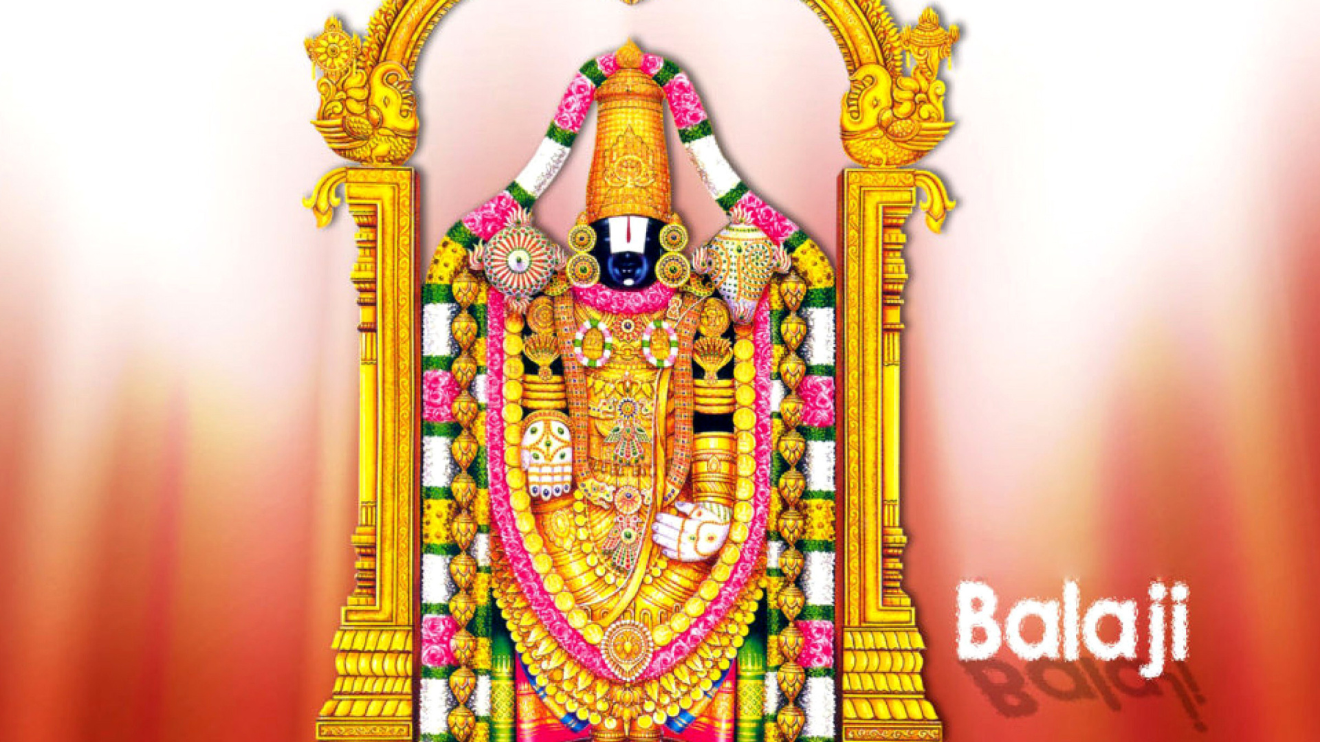 Balaji or Venkateswara God Vishnu wallpaper 1920x1080