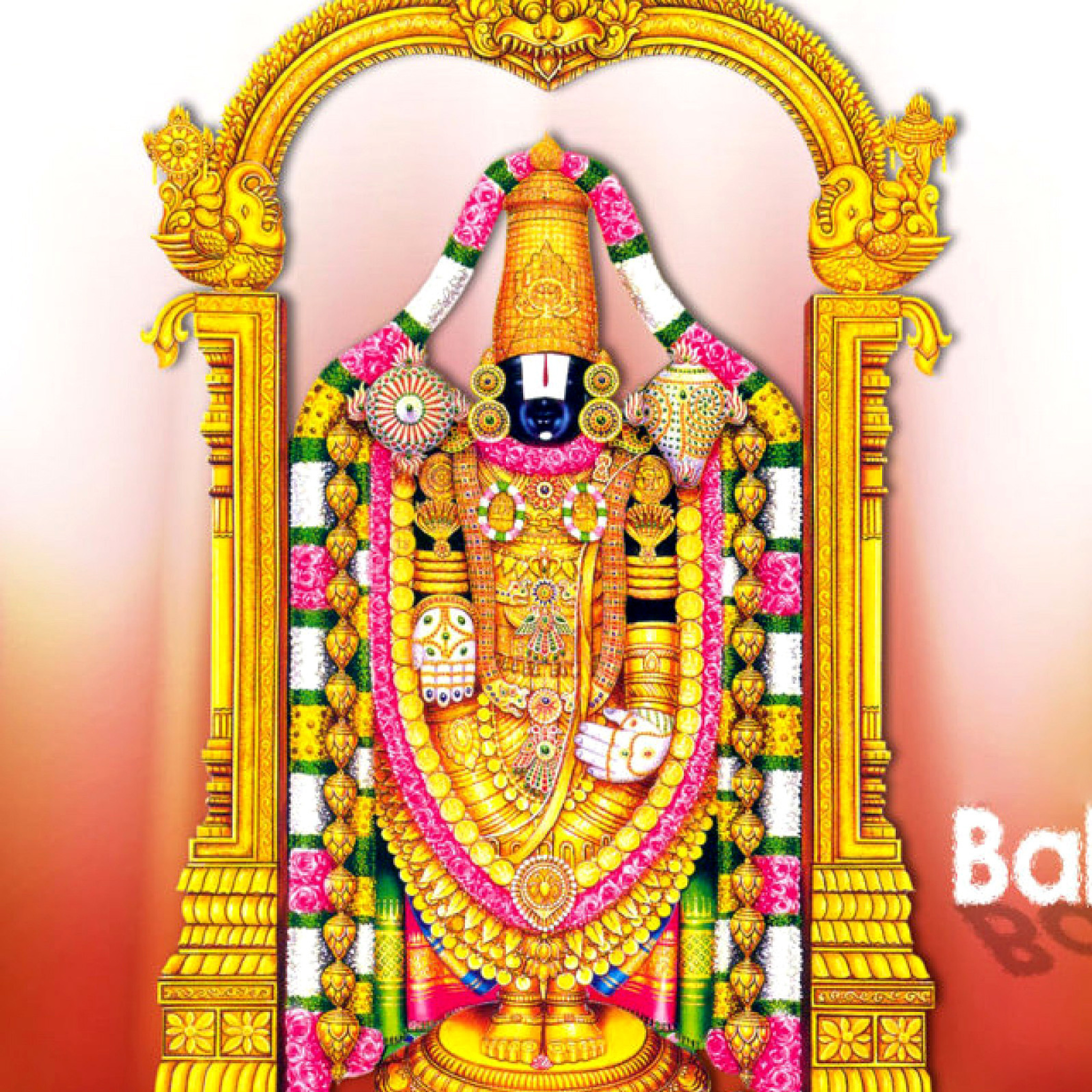 Обои Balaji or Venkateswara God Vishnu 2048x2048