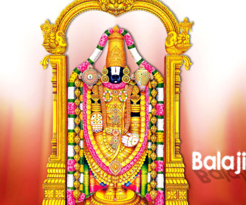 Balaji or Venkateswara God Vishnu wallpaper 480x400