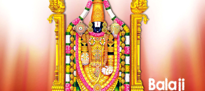 Обои Balaji or Venkateswara God Vishnu 720x320