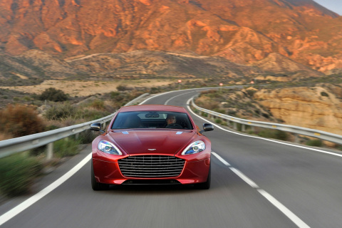 Screenshot №1 pro téma Aston Martin Rapide Grand Tourer 480x320