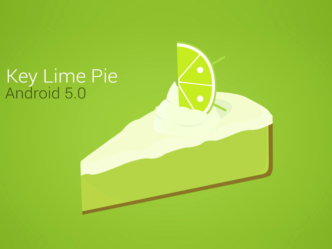 Das Concept Android 5.0 Key Lime Pie Wallpaper 1400x1050