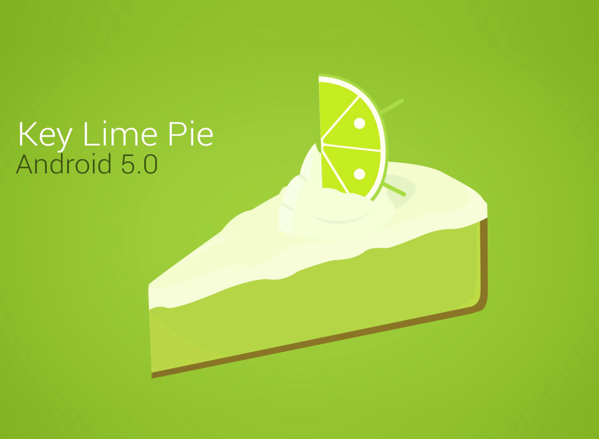 Das Concept Android 5.0 Key Lime Pie Wallpaper 1920x1408