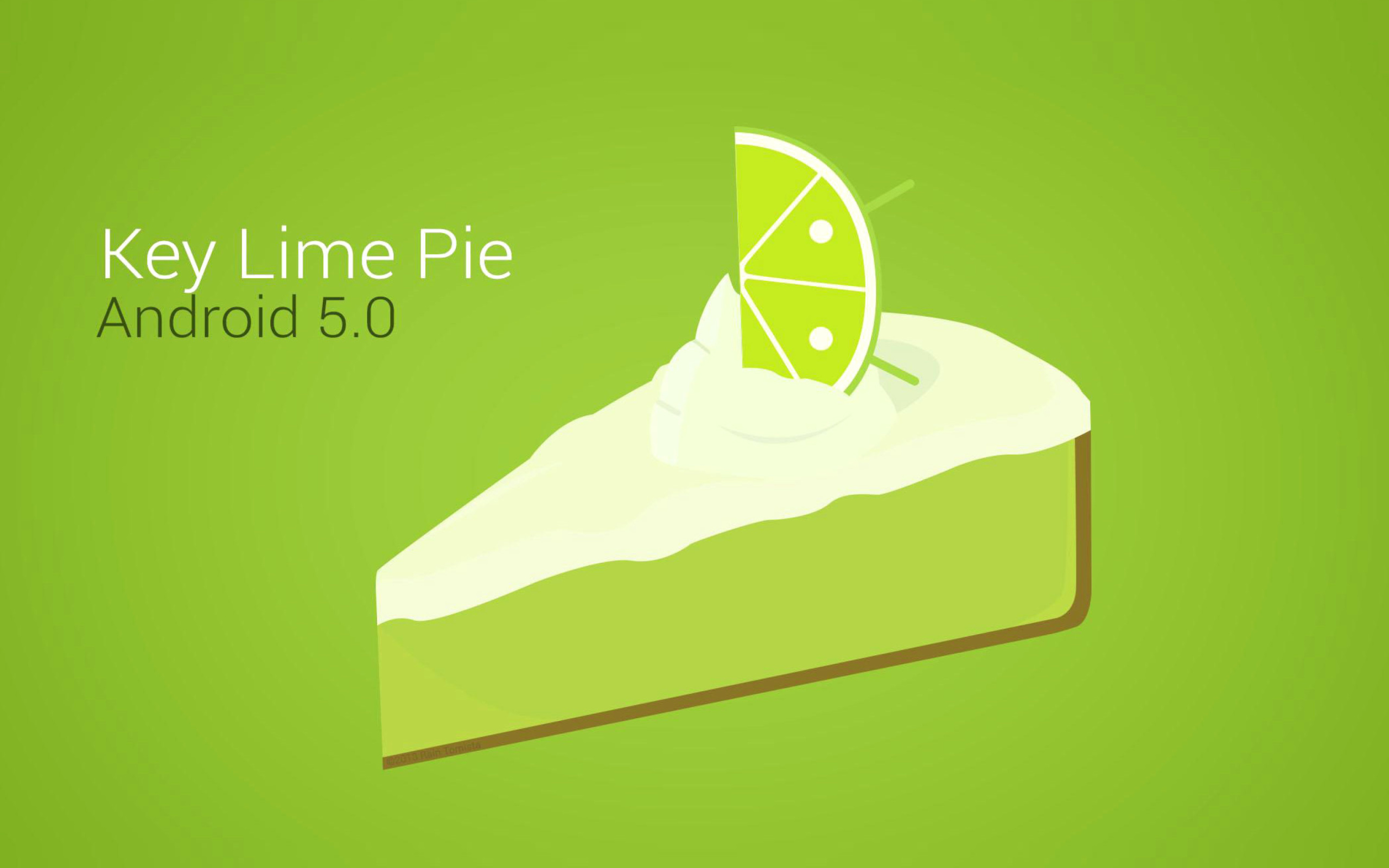 Das Concept Android 5.0 Key Lime Pie Wallpaper 2560x1600