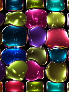 Screenshot №1 pro téma Stained Glass 240x320