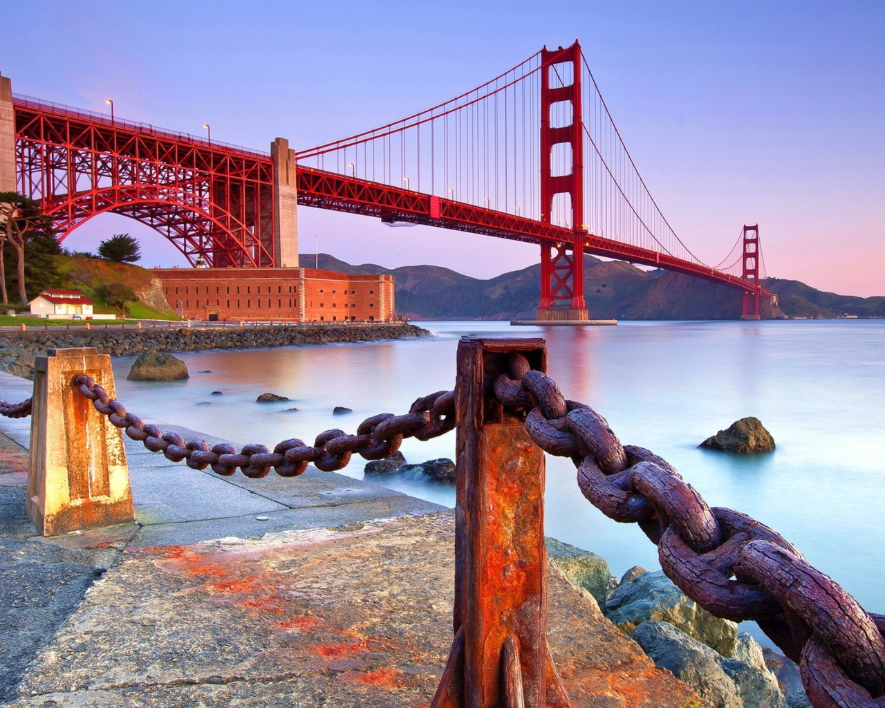 Fondo de pantalla Golden Gate Bridge San Francisco 1280x1024
