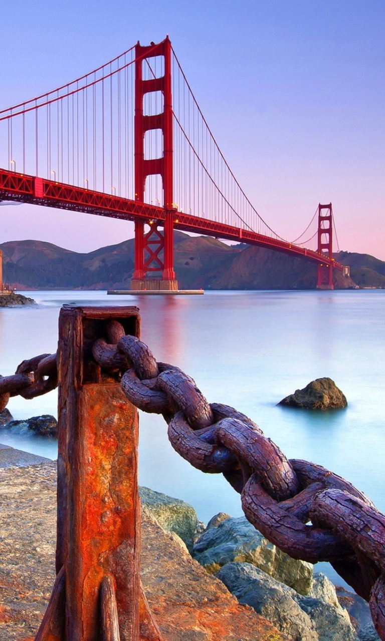 Das Golden Gate Bridge San Francisco Wallpaper 768x1280