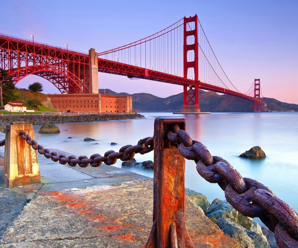 Обои Golden Gate Bridge San Francisco 960x800