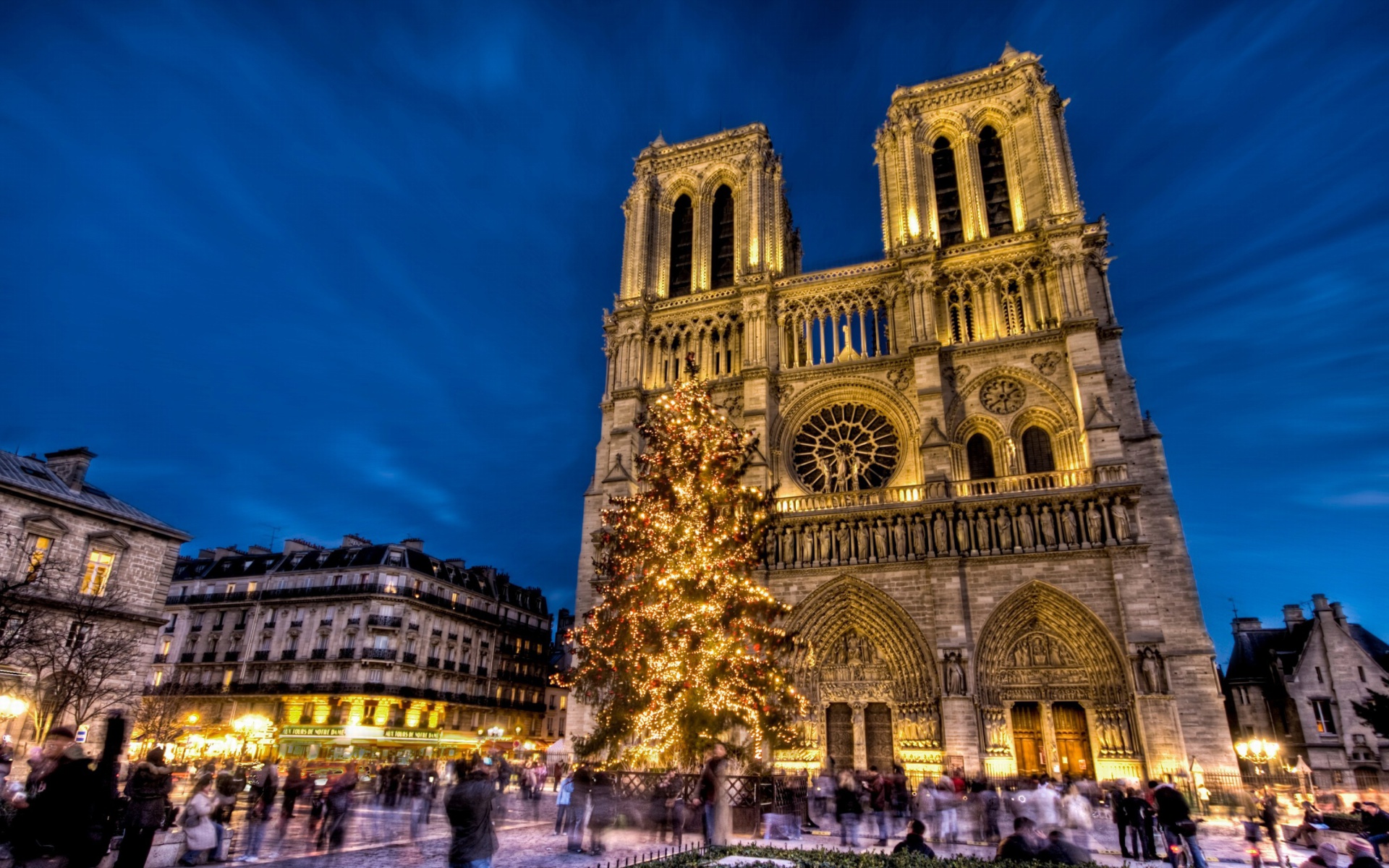 Fondo de pantalla Notre Dame Cathedral 1920x1200