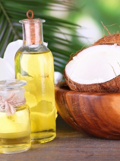 Coconut oil wallpaper 240x320