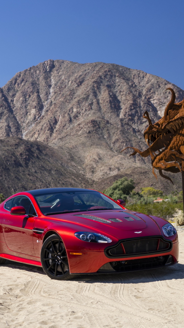 Обои Aston Martin In China 640x1136