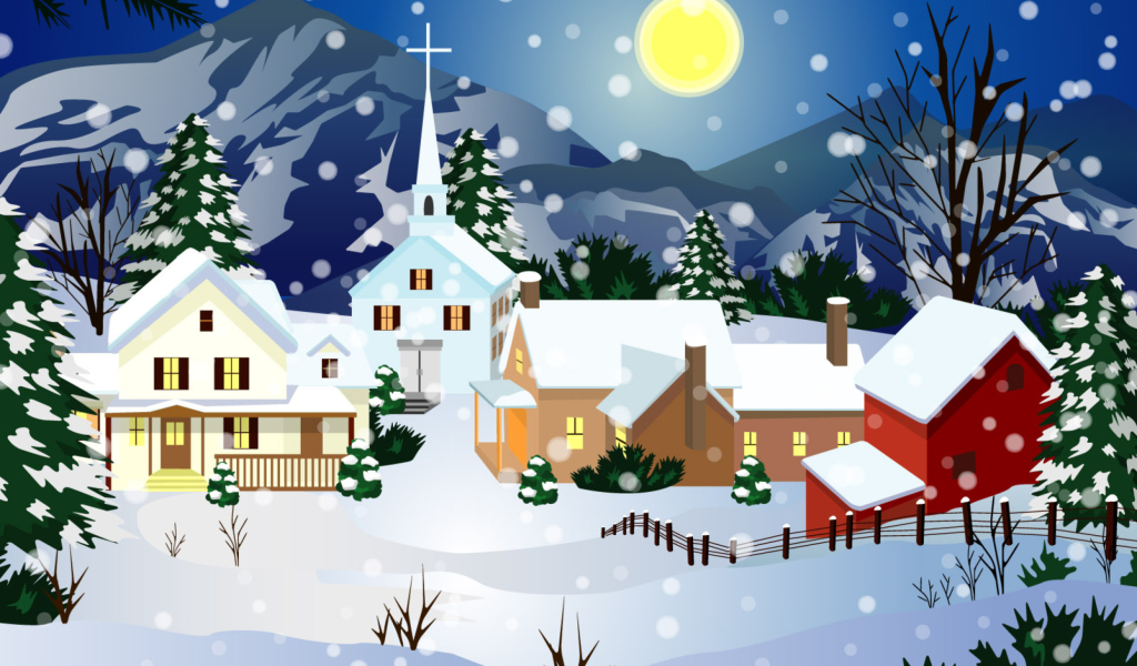 Screenshot №1 pro téma Christmas Wallpaper 1024x600