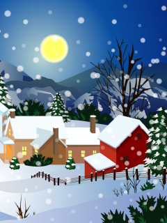 Fondo de pantalla Christmas Wallpaper 240x320