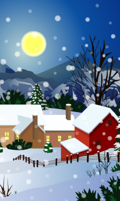 Screenshot №1 pro téma Christmas Wallpaper 240x400