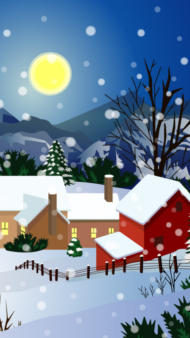 Sfondi Christmas Wallpaper 640x1136