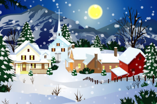 Christmas Wallpaper - Obrázkek zdarma pro Sony Tablet S