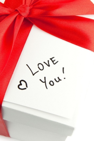 Sfondi I Love You Gift 320x480