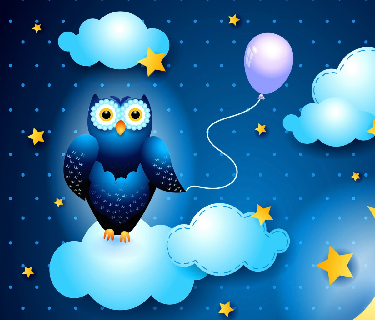 Fondo de pantalla Night Owl 1200x1024