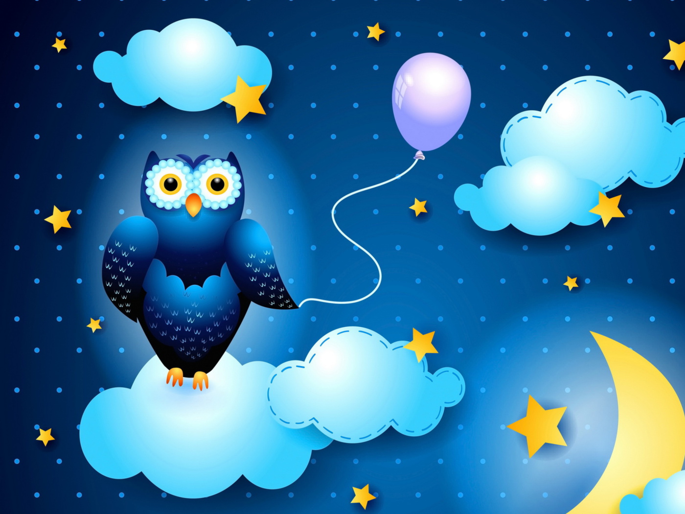 Das Night Owl Wallpaper 1400x1050