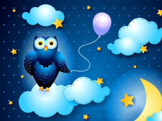 Обои Night Owl 320x240