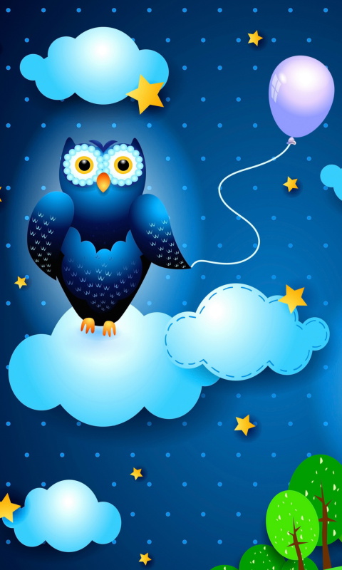 Das Night Owl Wallpaper 480x800