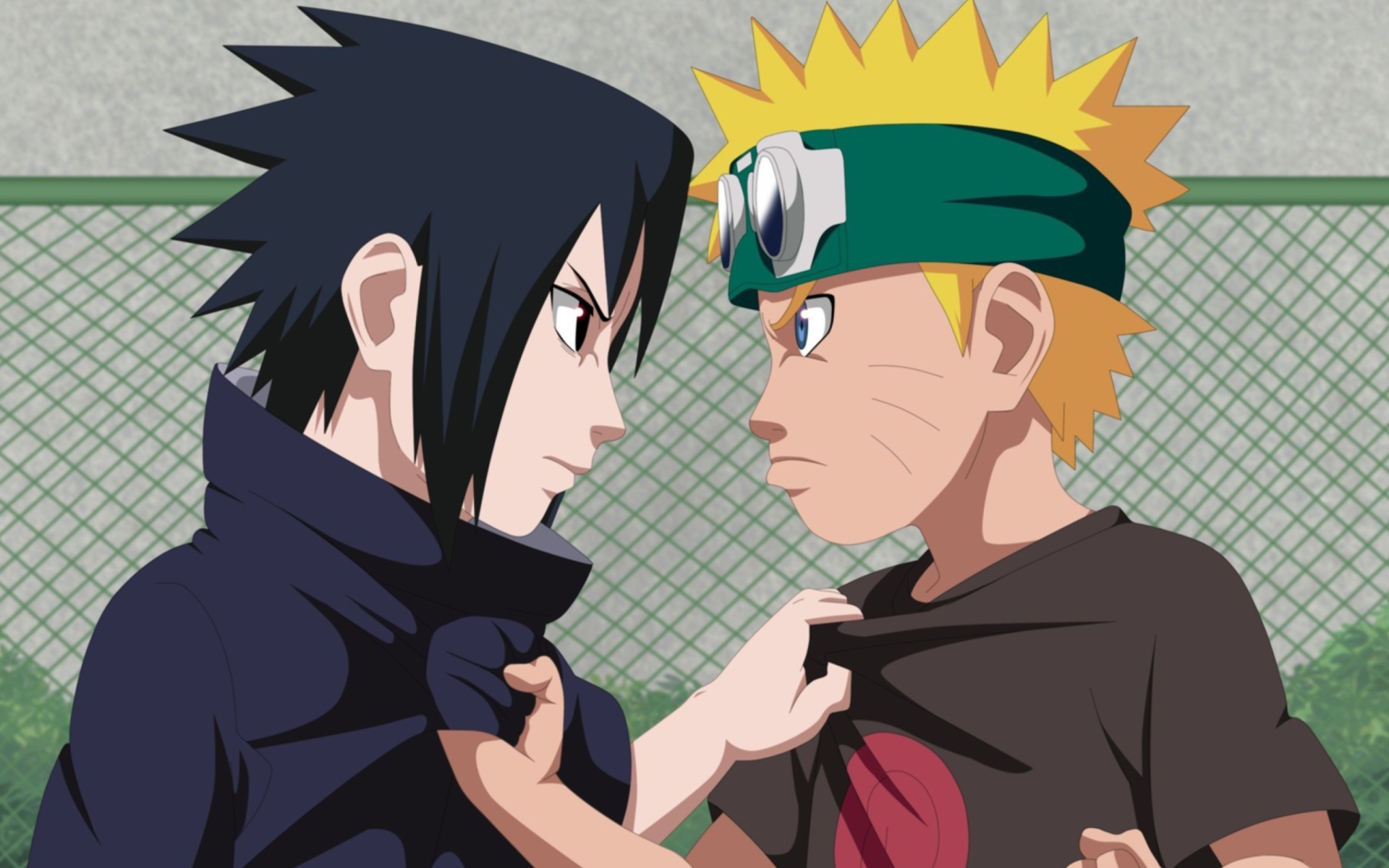 Screenshot №1 pro téma Naruto Vs Sasuke Figth 1920x1200