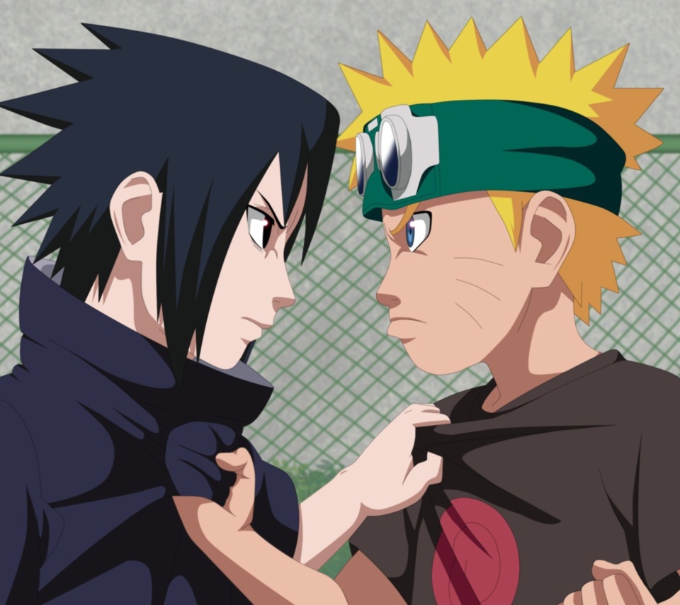 Screenshot №1 pro téma Naruto Vs Sasuke Figth 960x854