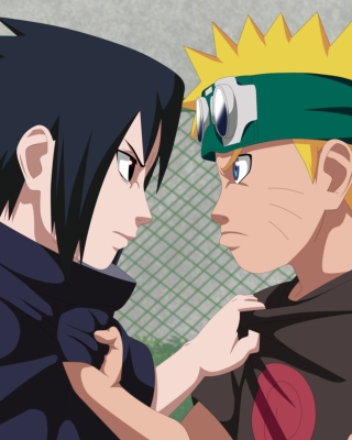 Naruto Vs Sasuke Figth - Obrázkek zdarma pro Nokia C-Series