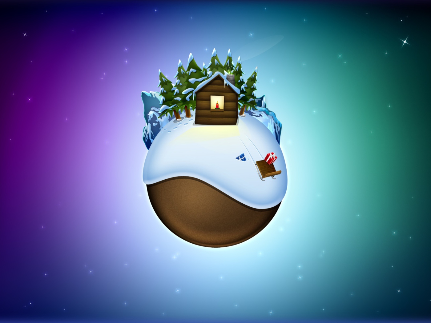 Screenshot №1 pro téma Christmas On Earth 1400x1050