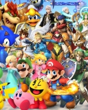 Super Smash Bros wallpaper 128x160