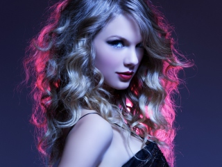 Taylor Swift Curly wallpaper 320x240